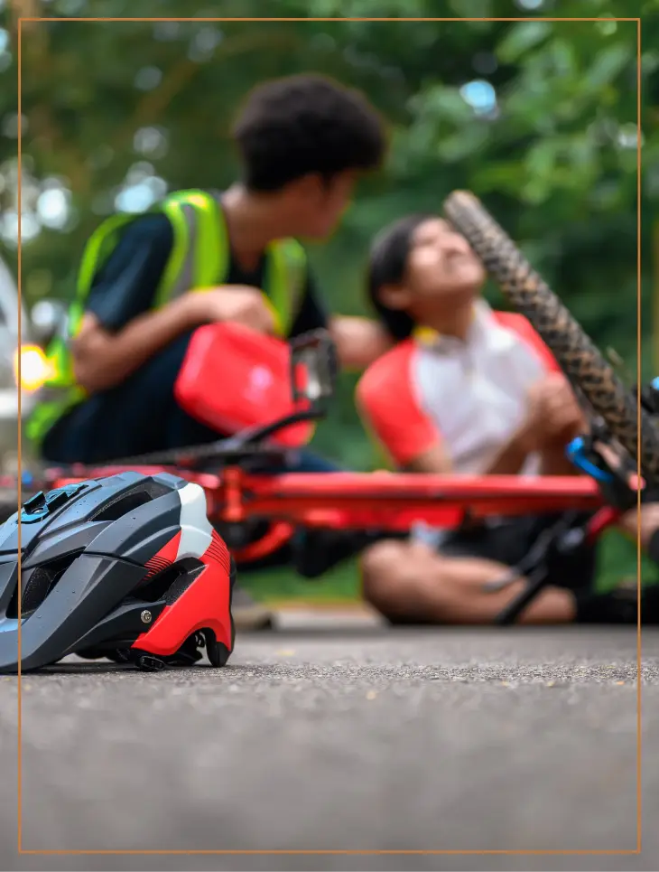 A bicyclist hit by a car in Burbank; a bicycle accident attorney can pursue compensation.